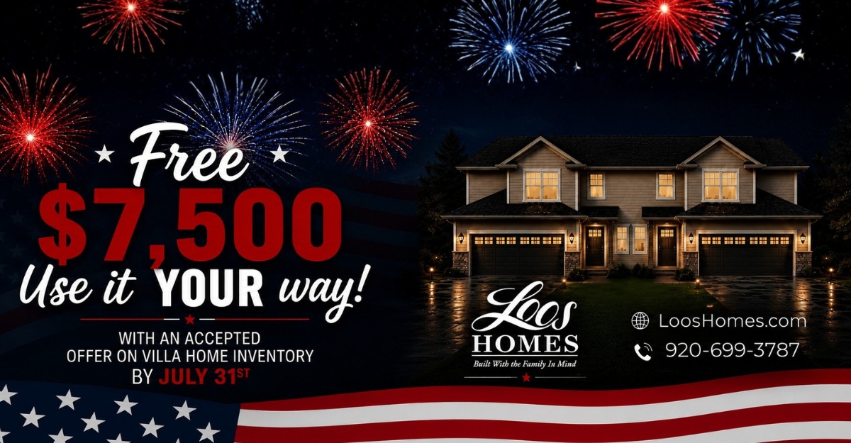 2.4% co-broke for buyer agent fees - Loos Custom Homes, Wisconsin